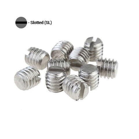 Запасные винты (плоская отвертка) - M4x4 мм. (2 шт)