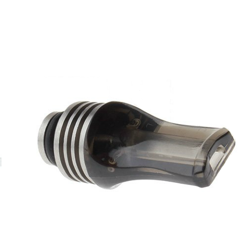 Дрип тип (Drip Tip) 510 Flat PC + SS Black  