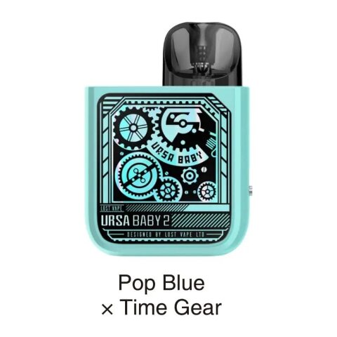 LOST VAPE Ursa Baby 2 900 mAh Pop Blue x Time Gear (Оригинал)