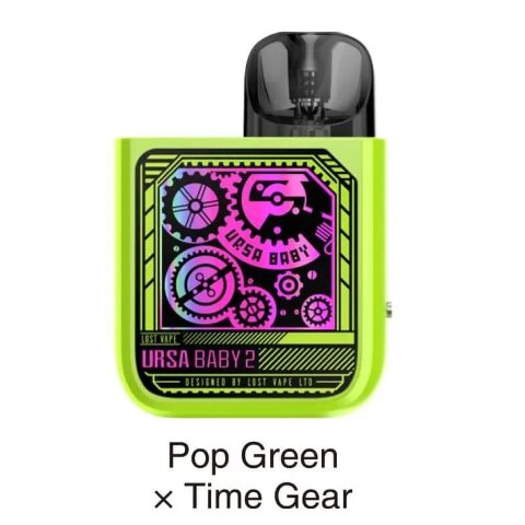 LOST VAPE Ursa Baby 2 900 mAh Pop Green x Time Gear (Оригинал)  