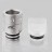 Дрип тип (Drip Tip) 510 Hybrid SS + POM Silver