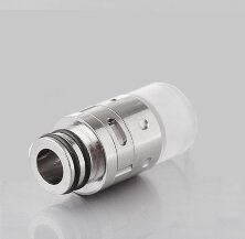 Дрип тип (Drip Tip) 510 Hybrid SS + POM Silver