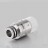 Дрип тип (Drip Tip) 510 Hybrid SS + POM Silver