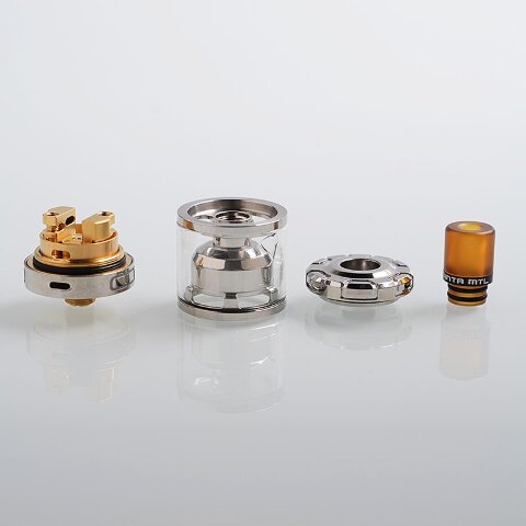 Обслуживаемый атомайзер Advken Manta MTL RTA - 2ml/3ml Silver (Оригинал)  