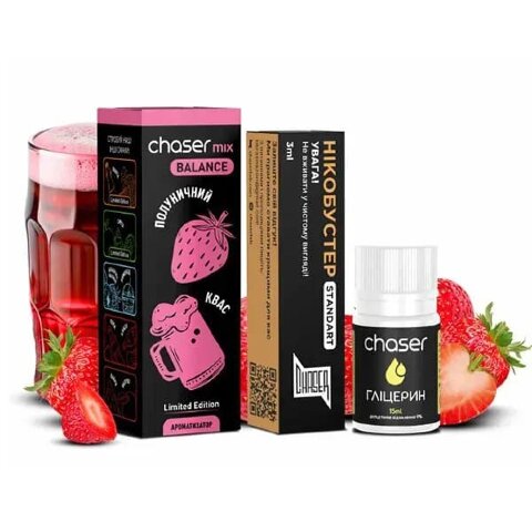 CHASER MIX- Клубничный Квас (30 ml.)