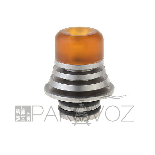 Дрип тип (Drip Tip) 510 Berserker Style SILVER