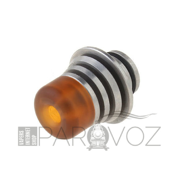 Дрип тип (Drip Tip) 510 Berserker Style SILVER