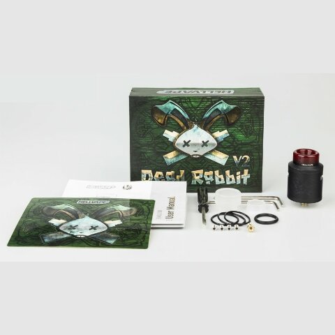 Дрипка Hellvape Dead Rabbit V2 RDA Mate Full Black (Оригинал)