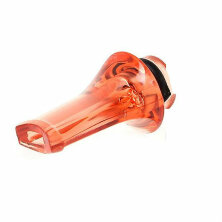 Дрип тип (Drip Tip) 510 Flat RED (Акриловый, плоский)