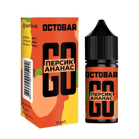 OCTOBAR GO - Персик Ананас (30 ml.)