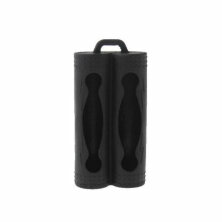 Силиконовый чехол для 2-х аккумуляторов 18650 (черный / белый / прозрачный)