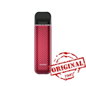 Стартовий комплект Smok Novo 3 Pod Kit 800 Mah Red Carbon Fiber (Оригінал)