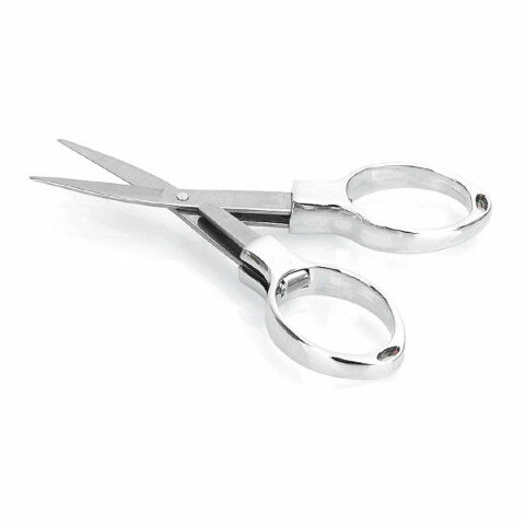 Ножницы складные из нержавеющей стали.