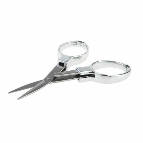 Ножницы складные из нержавеющей стали.