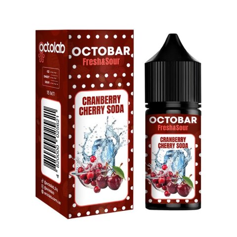 OCTOBAR FRESH & SOUR - Cranberry Cherry Soda (30 ml.)  