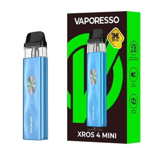 Vaporesso XROS 4 Mini 1000mAh Ice Blue (Оригинал)  