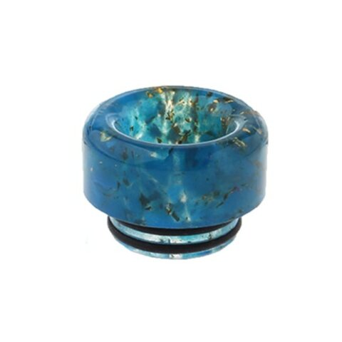 Дрип тип (Drip Tip) 810 Gold Foil Hybrid BLUE