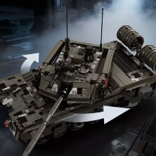 Конструктор блоковый Танк M1A2 Abrams (А99) + 4 фигурки военных (модель КС2012)