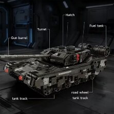 Конструктор блоковый Танк M1A2 Abrams (А99) + 4 фигурки военных (модель КС2012)