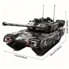 Конструктор блоковый Танк M1A2 Abrams (А99) + 4 фигурки военных (модель КС2012)
