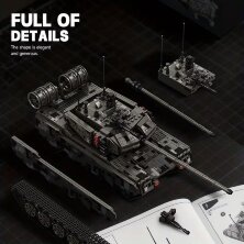 Конструктор блоковый Танк M1A2 Abrams (А99) + 4 фигурки военных (модель КС2012)