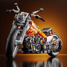 Конструктор блоковый МОТОЦИКЛ, масштаб 1:8 (модель T3009)