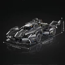 Конструктор блоковый Авто RAINBOW LASER, масштаб 1:14 (модель JZH004)