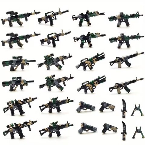 Набор обмундирования и спецсредств SWAT TEAM для фигурок 300 шт.