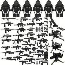 Набор вооружения и спецсредств SWAT TEAM для фигурок 160 шт.