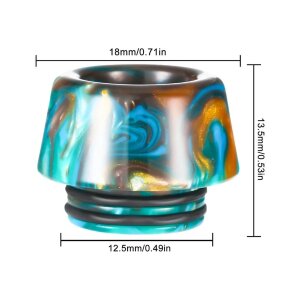 Дріп тип (Drip Tip) 810 Bore Wide GREEN