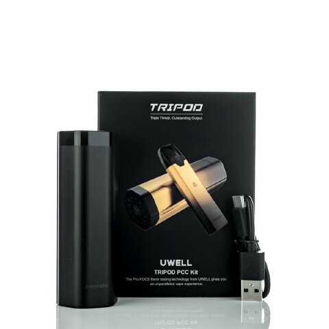 Стартовый комплект Uwell Tripod PCC 1000 Mah Black (Оригинал)  