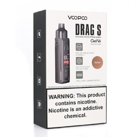 VOOPOO Drag S 60W 2500mAh Carbon Fiber (Оригинал)