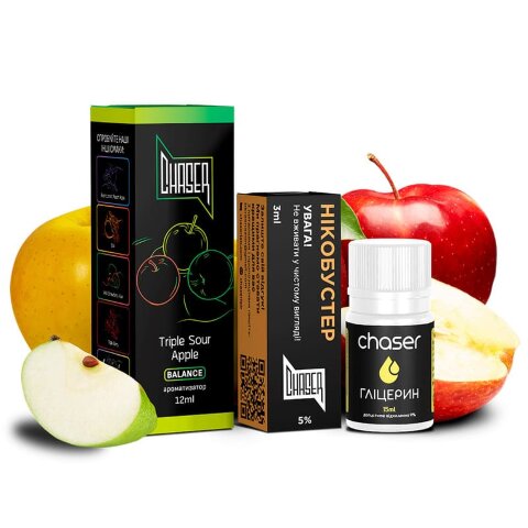 CHASER BLACK - Triple Sour Apple (30 ml.)  