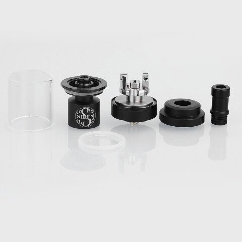 Обслуживаемый атомайзер Digiflavor Siren 2 MTL GTA 24 mm. 4.5ml Black (Оригинал)  
