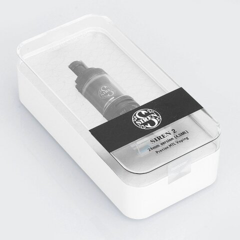 Обслуживаемый атомайзер Digiflavor Siren 2 MTL GTA 24 mm. 4.5ml Black (Оригинал)  