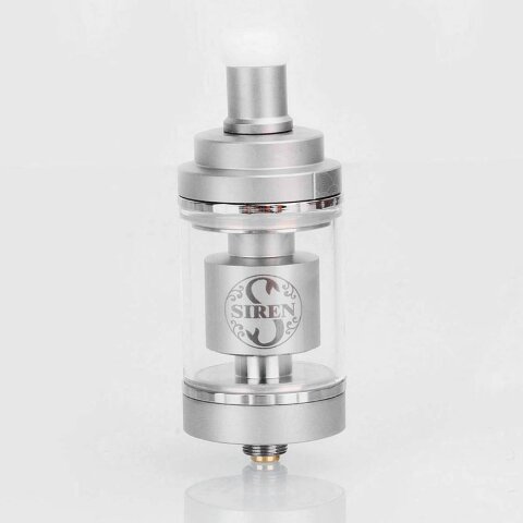 Обслуживаемый атомайзер Digiflavor Siren 2 MTL GTA 24 mm. 4.5ml Silver (Оригинал)  