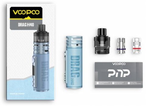 VOOPOO Drag H40 POD Kit 1500 mAh Snow Blue (Оригинал)