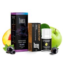 Набор CHASER BLACK - Blackcurrant Peach Apple 50 mg (30 ml.)