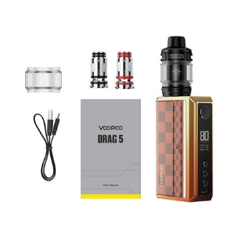 VOOPOO Drag 5 with UFORCE-X Tank Black (Оригинал)
