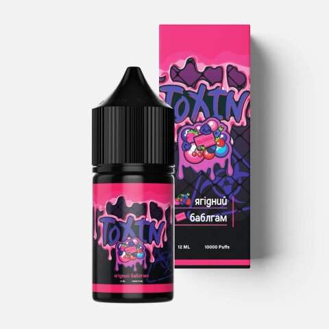 TOXIN - Ягідний Баблгам (30 ml.)