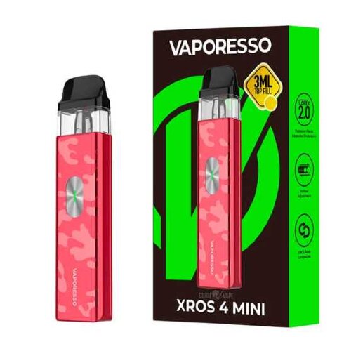 Vaporesso XROS 4 Mini 1000mAh Camo RED (Оригинал)